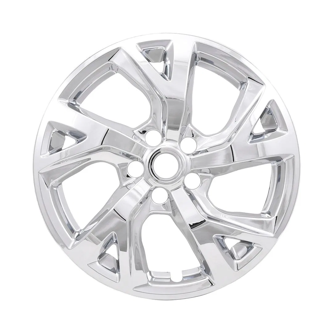 IMP452X – COAST2COAST Wheel Skin, 18 Inch 5 Split Spokes Snap-On Plated Chrome ABS Plastic Set Of 4